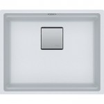 Sink Granite 52x42 free Undermount 1 bowl Polar White, color: White Granite