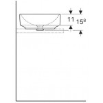 Washbasin Free standing 40x40x14,4 material: Porcelain Without hole Without overflow, color: White surface: Glossy Washbasin Free standing 40x40x14,4 material: Porcelain Without hole Without overflow, color: White surface: Glossy