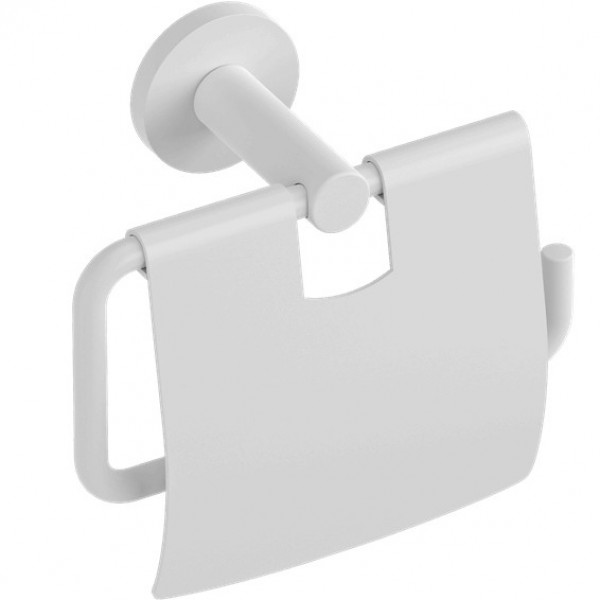 Χαρτοθήκη σκεπαστή από ορείχαλκο, χρώμα: Λευκό επιφάνεια: Ματ Χαρτοθήκες