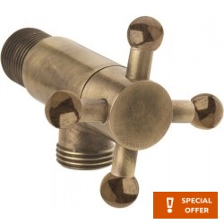 Switch material: Brass, color: Bronze surface: Brushed Angle valves