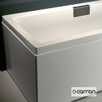 Μπανιέρα υδρομασάζ ορθογώνια 180x80 από ενισχυμένο ακρυλικό επιφάνεια: Γυαλιστερή βαρέως τύπου, carronite, 300lt, χρώμα: Λευκό Ορθογώνιες