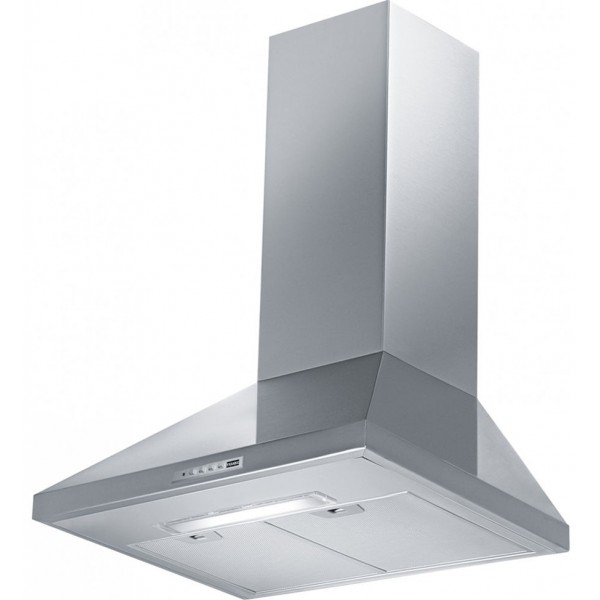Absorber Chimney wall 60x47,1, style: 145 W soft, FJO 604 W XS, color: Chrome Wall-mounted chimney hoods