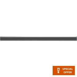 Border (listello) 2x31,6 Spain 1st choice Metal surface: Matt, hue: Chrome Tile Liners (Listello)-Decore