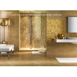 Decor tile 30,5x72,5 Italy 1st choice rettificato Foulard, hue: Brown Tile Liners (Listello)-Decore Decor tile 30,5x72,5 Italy 1st choice rettificato Foulard, hue: Brown Tile Liners (Listello)-Decore