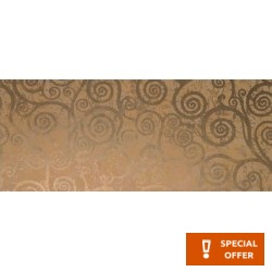 Decor tile 30,5x72,5 Italy 1st choice rettificato Foulard, hue: Brown Tile Liners (Listello)-Decore