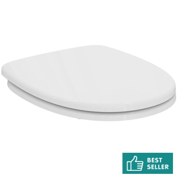 Toilet-seat, style: Wrapover, color: White Toilet seats & covers