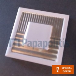 Decore πλακιδίου 10x10 Ιταλίας Α’ διαλογής Ar. Metal, απόχρωση: Mix Decore