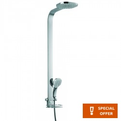 Shower column (Body jet) 111,8cm material: Brass, color: Chrome surface: Glossy Indoor