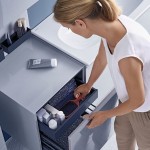 Ντουλάπι 45x52x47,6 από λάκα Lava, χρώμα: Γκρι Geberit
