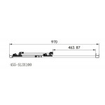 Καμπίνα ντουζιέρας ευθύγραμμη 100x185 5mm συρόμενη Safe Clean glass επιφάνεια: Γυαλιστερή, χρώμα: Χρωμέ Ευθύγραμμες Καμπίνα ντουζιέρας ευθύγραμμη 100x185 5mm συρόμενη Safe Clean glass επιφάνεια: Γυαλιστερή, χρώμα: Χρωμέ Ευθύγραμμες