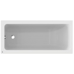 Μπανιέρα ορθογώνια 150x70 από ακρυλικό Rectangular, χρώμα: Λευκό χωρίς λαβές επιφάνεια: Γυαλιστερή