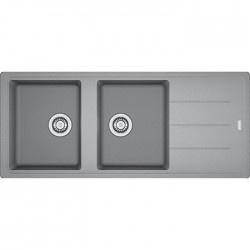 Sink Granite 116x50 left / right nested 2 cabinet, color: Grey Granite