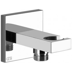 Στήριγμα ντους με παροχή σταθερό από ορείχαλκο, χρώμα: Χρωμέ επιφάνεια: Γυαλιστερή Στηρίγματα ντους