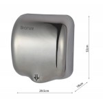 Στεγνωτήρας χεριών από inox επιφάνεια: Γυαλιστερή, χρώμα: Χρωμέ Στεγνωτήρες χεριών Στεγνωτήρας χεριών από inox επιφάνεια: Γυαλιστερή, χρώμα: Χρωμέ Στεγνωτήρες χεριών