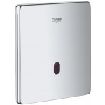 Flush wall plates for concealed cistern Electronic material: ABS single flush valve, color: Chrome surface: Matt Flush plates