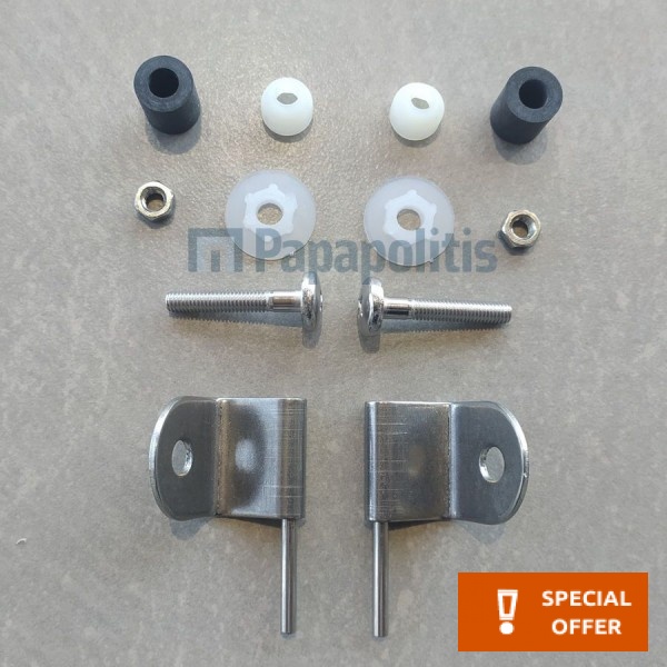 Hinges (connection set toilet-seat) Toilet seat hinges