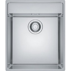 Sink Stainless (Steel) 43x51 material: Inox surface: Brushed free Slim top / Flushmount 1 bowl, color: Chrome Stainless steel