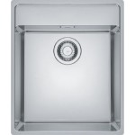 Νεροχύτης ανοξείδωτος 43x51 από inox επιφάνεια: Βουρτσισμένη χωρίς πάγκο ένθετος με λεπτό προφίλ (Slim top) / ένθετος με συνεπίπεδο προφίλ (Flushmount) 1 γούρνα, χρώμα: Χρωμέ Νεροχύτης ανοξείδωτος 43x51 από inox επιφάνεια: Βουρτσισμένη χωρίς πάγκο ένθετος με λεπτό προφίλ (Slim top) / ένθετος με συνεπίπεδο προφίλ (Flushmount) 1 γούρνα, χρώμα: Χρωμέ