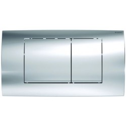 Flush wall plates for concealed cistern dual flush valve material: ABS Mechanical with string, color: Chrome surface: Glossy Flush plates