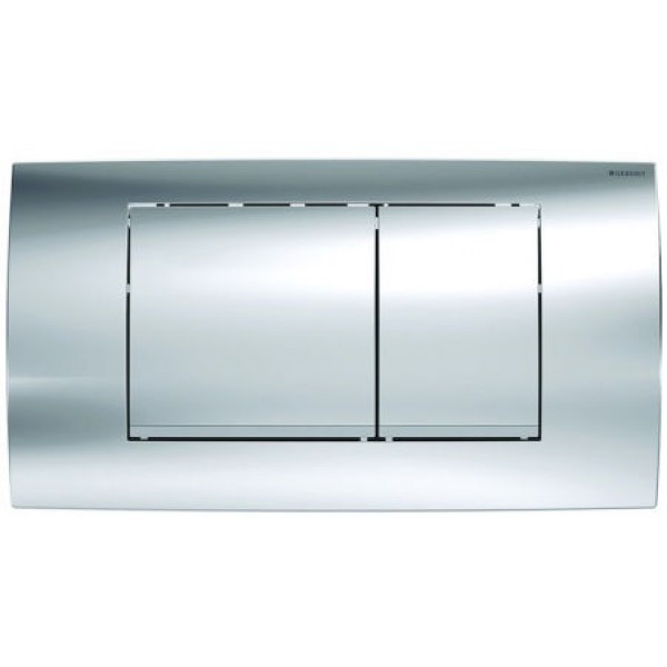 Flush wall plates for concealed cistern dual flush valve material: ABS Mechanical with string, color: Chrome surface: Glossy Flush plates