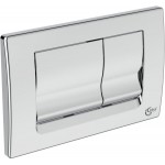Flush wall plates for concealed cistern dual flush valve material: ABS Mechanical with string, color: Chrome surface: Glossy Flush plates Flush wall plates for concealed cistern dual flush valve material: ABS Mechanical with string, color: Chrome surface: Glossy Flush plates