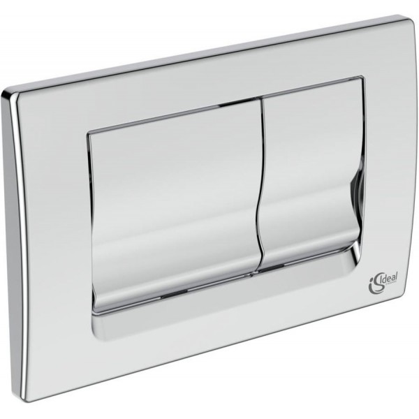 Flush wall plates for concealed cistern dual flush valve material: ABS Mechanical with string, color: Chrome surface: Glossy Flush plates Flush wall plates for concealed cistern dual flush valve material: ABS Mechanical with string, color: Chrome surface: Glossy Flush plates