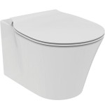 Σετ Λεκάνη επίτοιχη (κρεμαστή) υψηλής πίεσης + Κάλυμμα Aquablade Sandwich slim κρυφή στήριξη 54x36 επιφάνεια: Γυαλιστερή, χρώμα: Λευκό Επίτοιχες ΥΠ