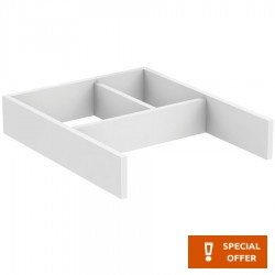 Διαχωριστικό συρταριού από ξύλο συνθετικό 22x27x4, χρώμα: Λευκό Διαχωριστικά συρταριού