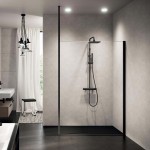 Shower enclosure Linear 100x200 8mm fixed surface: Matt, color: Black Linear Shower enclosure Linear 100x200 8mm fixed surface: Matt, color: Black Linear