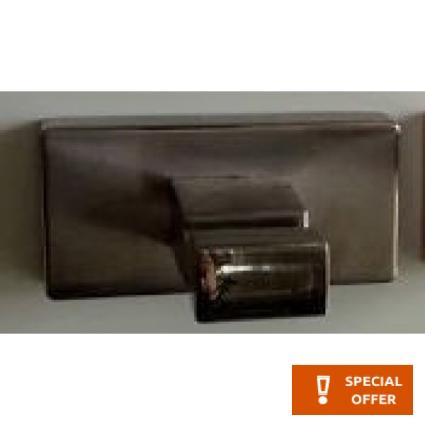 Hook Flat wall mounted material: Brass single Glossy Black Chrome, color: Black surface: Glossy Hooks Hook Flat wall mounted material: Brass single Glossy Black Chrome, color: Black surface: Glossy Hooks