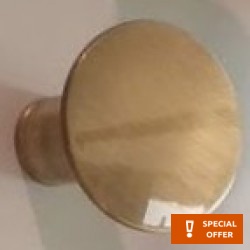 Hook Flat wall mounted material: Brass single Glossy Bronze, color: Bronze surface: Glossy Hooks