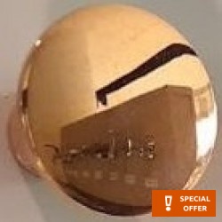 Hook Flat wall mounted material: Brass single Glossy Rose Gilded, color: Pink Gold surface: Glossy Hooks