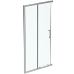 Shower enclosure Linear 100x195 6mm sliding transparent crystal surface: Glossy, color: Chrome Linear Shower enclosure Linear 100x195 6mm sliding transparent crystal surface: Glossy, color: Chrome Linear