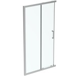 Shower enclosure Linear 110x195 6mm sliding transparent crystal surface: Glossy, color: Chrome Linear Shower enclosure Linear 110x195 6mm sliding transparent crystal surface: Glossy, color: Chrome Linear
