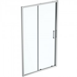 Shower enclosure Linear 120x195 6mm sliding transparent crystal surface: Glossy, color: Chrome Linear