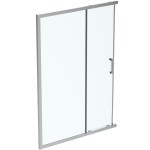 Shower enclosure Linear 140x195 6mm sliding transparent crystal surface: Glossy, color: Chrome Linear Shower enclosure Linear 140x195 6mm sliding transparent crystal surface: Glossy, color: Chrome Linear