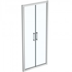 Shower enclosure Linear 90x195 6mm opening transparent crystal surface: Glossy, color: Chrome Linear