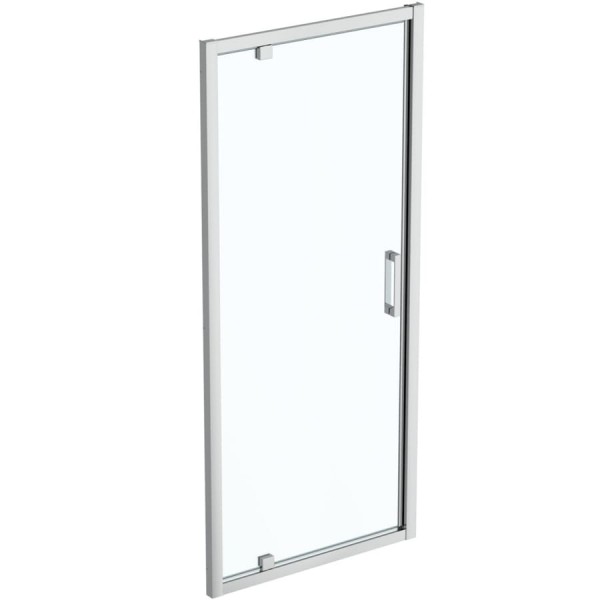 Shower enclosure Linear 90x195 6mm opening transparent crystal surface: Glossy, color: Chrome Linear