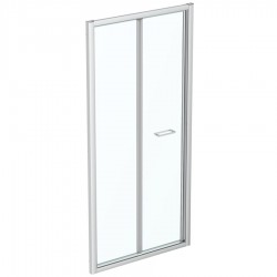 Καμπίνα ντουζιέρας ευθύγραμμη 95x195 6mm πτυσσόμενη BF, κρύσταλλο διαφανές επιφάνεια: Γυαλιστερή, χρώμα: Χρωμέ Ευθύγραμμες