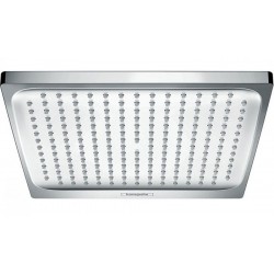 Shower head Wall-mounted / Ceiling-mounted 24x24 material: Brass, style: 1 spray 240 Ecosmart 9 lt/min, color: Chrome surface: Glossy