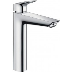 Wash basin tap Deck-mounted for free-standing washbasin material: Brass mixer Without waste 190, color: Chrome surface: Glossy