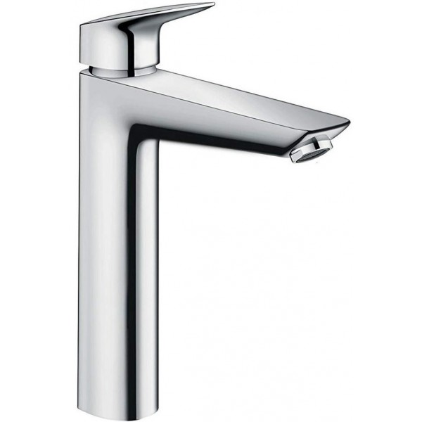 Wash basin tap Deck-mounted for free-standing washbasin material: Brass mixer Without waste 190, color: Chrome surface: Glossy Deck-mounted