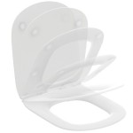 Κάλυμμα λεκάνης soft closing Sandwich Silk White (ματ) slim, χρώμα: Λευκό Καλύμματα Κάλυμμα λεκάνης soft closing Sandwich Silk White (ματ) slim, χρώμα: Λευκό Καλύμματα