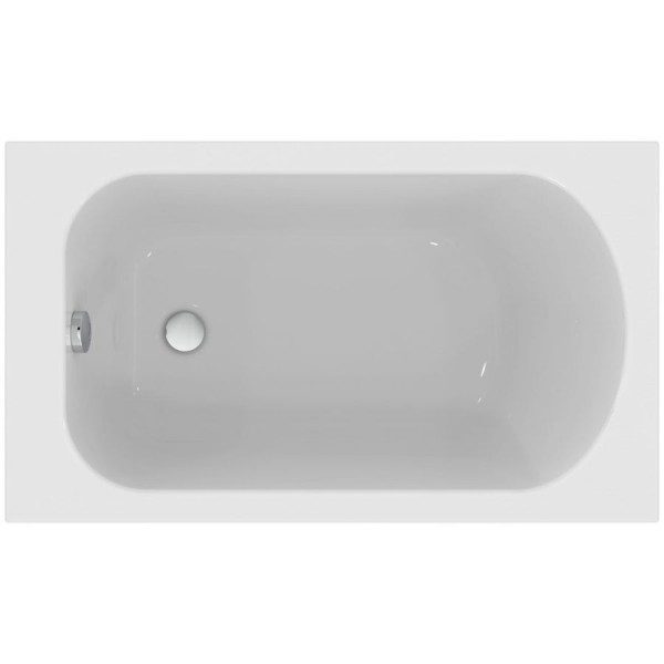 Bathtub Rectangular 120x70 material: Acrylic, color: White no grab bars surface: Glossy Rectangular