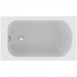 Bathtub Rectangular 120x70 material: Acrylic, color: White no grab bars surface: Glossy