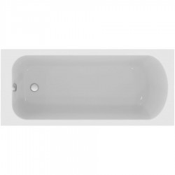 Bathtub Rectangular 170x75 material: Acrylic, color: White no grab bars surface: Glossy Rectangular