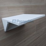 Ράφι μπάνιου 35x35x2 από λάκα, χρώμα: Λευκό Ράφια μπάνιου Ράφι μπάνιου 35x35x2 από λάκα, χρώμα: Λευκό Ράφια μπάνιου