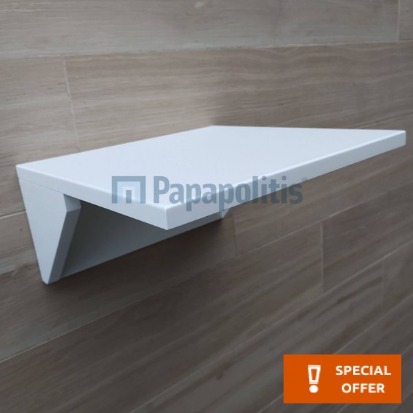 Ράφι μπάνιου 35x35x2 από λάκα, χρώμα: Λευκό Ράφια μπάνιου Ράφι μπάνιου 35x35x2 από λάκα, χρώμα: Λευκό Ράφια μπάνιου