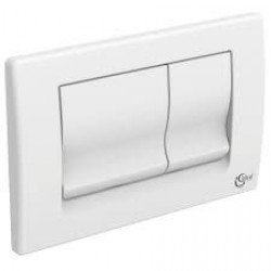 Flush wall plates for concealed cistern Actuation dual flush valve material: ABS, color: White surface: Glossy Flush plates