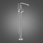Bathtub tap Floor-standing external part material: Brass, color: Chrome surface: Glossy Floor standing Bathtub tap Floor-standing external part material: Brass, color: Chrome surface: Glossy Floor standing